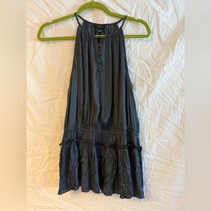 Current Air Charcoal Halter neck top